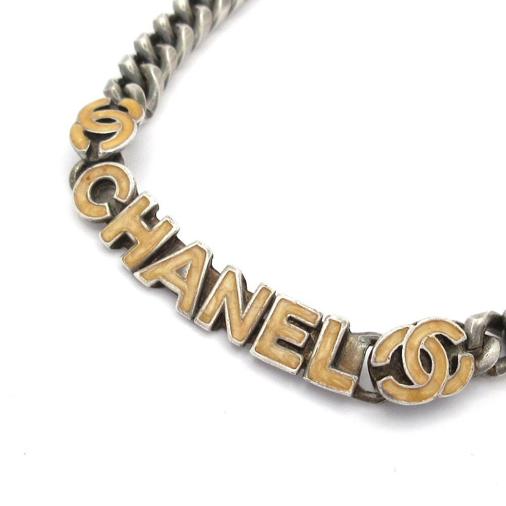 Chanel Choker Silver Gold
